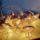 thumbnail image 5 of Pantalla de lámpara estilo industrial de hierro, oro rosa, luces geométricas de cadena, decoración de cafeterías, fiestas, patios, luces de Navidad de alambre, luces LED de cadena navideñas, luces, 5 of 8