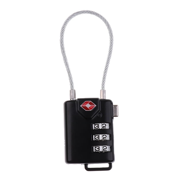 Candados de Combinación de 3 Dígitos de Cerradura de Contraseña de Cuerda de Alambre de para de ejercicio Libre