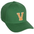 thumbnail image 1 of Daxton Classic Baseball Hat Custom A to Z Initial Team White Neon Orange Letter, Kelly Green Cap, Letter V, 1 of 2