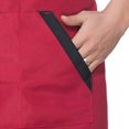 thumbnail image 4 of HUGFEGWE 2pcs Chef Waist Apron, 28x28 inch Polyester Server Aprons Men's Half Kitchen Apron with Pocket Waiter Chef Uniform U2537-23839, 4 of 9