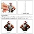 thumbnail image 4 of 2025 Funny Muscular Old Man Christmas Advent Calendar 24 Days of Christmas Advent Calendar Christmas Tree Hanging Ornaments 2D Santa Countdown Calendar Christmas Decoration for Home Party, 4 of 9