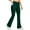 Green, variant on Women's Fleece Lined Pants High Waist Winter Thermal Warm Flare Leggings Hiking Yoga Pants Women with Pockets