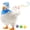 White, variant on NCQ Chicken Laying Egg Toys Electric Plush Crazy Toy Dancing with Sound Music Animals Toy Easter Toys White