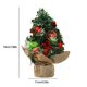thumbnail image 3 of Ganfancp Diámetro 4.3 Pulgadas Altura 7.5 Pulgadas Árbol de Navidad En Miniatura Árbol de Navidad En Miniatura Adornos Colgantes Árbol de Navidad Artificial Ofertas Del Día Diámetro 11Cm,Altura 21Cm, 3 of 6