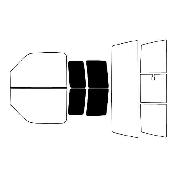 Avery Dennison NR Nano Ceramic IR Window Tint Kit Compatible with Mazda B-Series 1998-2009 - Back