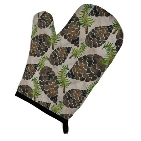 

Caroline s Treasures Watercolor Pine Cones Oven Mitt