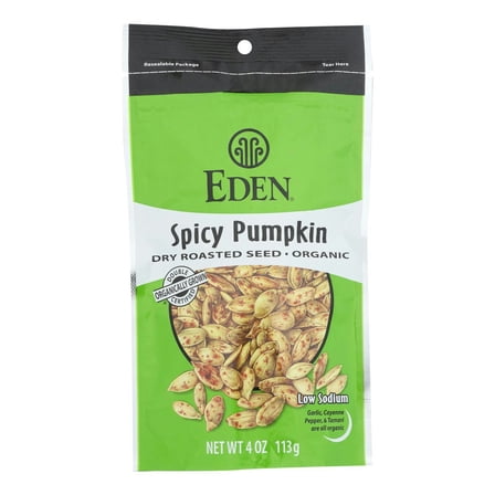 Eden Foods Spicy Pumpkin Seeds 4 oz (Pack Of 15)