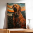 thumbnail image 4 of Hudo Funny Scream Spanish Water Dog Poster Wall Art Decor Spanish Water Dog Canvas Wall Art - Vintage Wall Art - Bedroom Accessories, 4 of 5