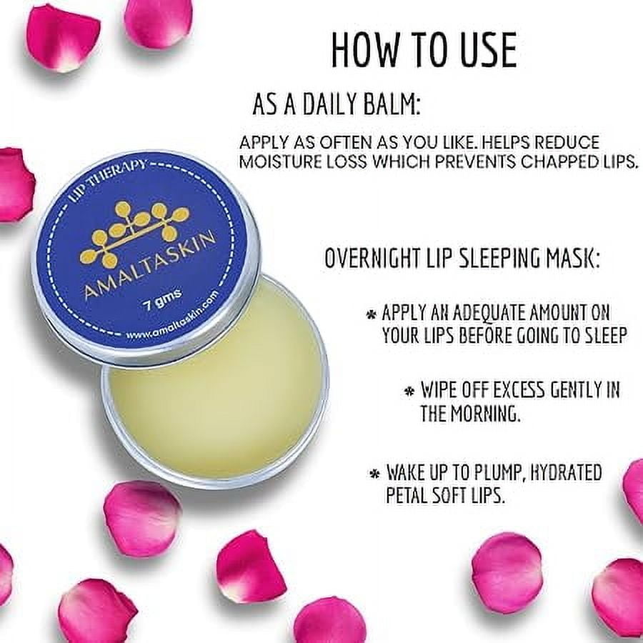 Amaltaskin Lip Therapy Balm | Mask for Hydrated Nourished Lips.