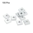 thumbnail image 2 of Unique Bargains Square Nuts, M5x11mmx4mm Zinc-Plated Metric Coarse Thread Assortment Kit, 100pcs, 2 of 5