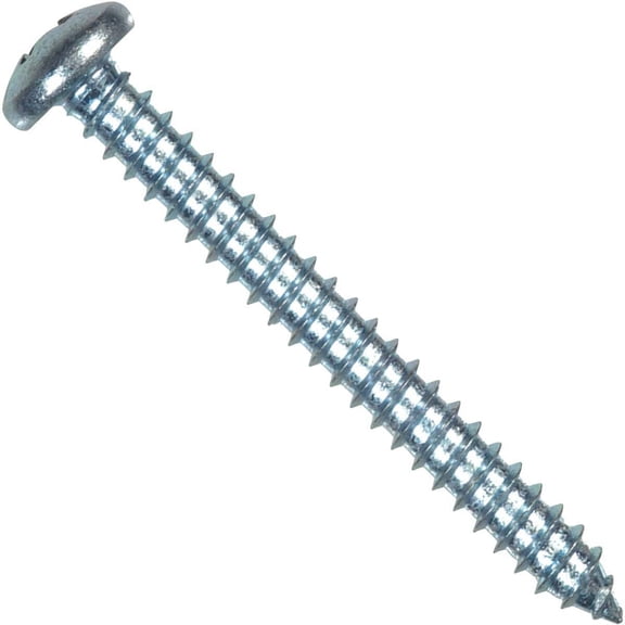 Hillman Fasteners 80063 No. 10 x 0.63 in. Phillips Pan Head Sheet Metal Screw- Pack 100