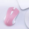 thumbnail image 4 of Q2 Ergonomic 3 Keys 1600DPI 2.4GHz Wireless Mouse Office Mice for PC Laptop Pink, 4 of 8