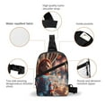 thumbnail image 2 of Lsque Chucky Pattern Chest Package – Foldable Waterproof Chest Bag with Adjustable Shoulder Strap, Double Zipper Compartments & D-Buckle Design, 2 of 7