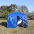thumbnail image 4 of Cami 10 x 10 ft Outdoor Patio Gazebo Canopy Tent - Blue, 4 of 17