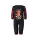 thumbnail image 2 of Pijama navideño a juego con estampado de alces: camisa de manga larga y pantalón a cuadros. Ropa de estar por casa suave., 2 of 6