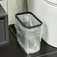 thumbnail image 1 of Bote de basura con aro de presión sin tapa para el hogar, bote de basura de gran apariencia para sala de estar, inodoro de gran capacidad, bote de basura para inodoro, 1 of 6