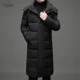 thumbnail image 4 of Chaqueta larga acolchada de plumón para hombre, chaquetas de invierno de marca para hombre, abrigos para hombre, sacos casuales para hombre, 4 of 5