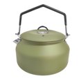 thumbnail image 1 of Stainless Steel Kettle Locking Handle Camping Hung Pot Portable Coffee Pot Tea Pot Picnic Cooker 1.1L Teapot Boiling Accessory, 1 of 6