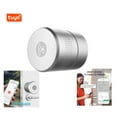 thumbnail image 3 of Serrure de Porte, Serrure de Porte à Bouton Intelligent avec Application Tuya, Serrure Biométrique à Empreinte Digitale pour Poignée de Porte, Serrure Numérique Sans Clé, Facile à Installer, 3 of 6