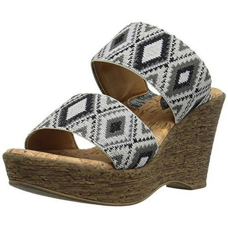 

Love & Liberty Women s Sasha-ll Wedge Sandal Black 11 M US