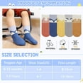 thumbnail image 5 of Baby Non Slip Socks Toddler Boys Girls Grips Cotton Anti Skids Crew Cute Cartoon Infant Socks 5 Pairs, 5 of 6