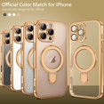 thumbnail image 4 of Funda GUAGUA para iPhone 16 Pro Max de 6.9 pulgadas con soporte magnético, color dorado, 4 of 9