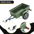 thumbnail image 6 of LeeQinersw 1/24 1/30 RC Crawler Trailer Sturdy Easy Installation for SCX30 Toy Vehicles Green, 6 of 9