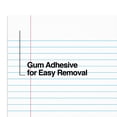 thumbnail image 4 of Staples 8-1/2" x 14" White Glue-Top Notepad Wide Ruled 12/Pack TR57335/185322, 4 of 7