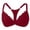 03-Red, variant on SwiftWear Women's Push Up Bra Lace Racerback Front Closure Bras Support & Lift Underwire Plunge Tshirt Bra