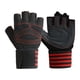 thumbnail image 3 of 2 guantes de entrenamiento de medio dedo, accesorio portátil para fitness y ciclismo en interiores. XL Rojo, 3 of 9