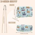 thumbnail image 4 of FORMRS Women Crossbody Purse with Chain Strap Vegan Leather Shoulder Handbag, Colorful Trains, 4 of 7