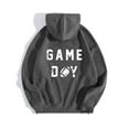 thumbnail image 4 of VBARHMQRT Oversized Zip up Hoodie for Women Women Casual Long Sleeve Lightweight Hoodie Sweatshirts Letter Graphic Printed Pullover Football Sweatshirts Blouse, 4 of 4