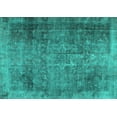 thumbnail image 1 of Ahgly Company Machine Washable Indoor Rectangle Persian Turquoise Blue Traditional Area Rugs, 8' x 12', 1 of 4