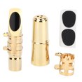 thumbnail image 1 of Accessoire Saxophone Embouchure en Laiton Robuste pour Amateurs de Saxophone Instruments Performances de Scène, 1 of 8