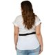 thumbnail image 5 of Blusa combinada Roman Fashion/Tallas Extras, 1948 blanco 42 Roman Fashion BL-MIC-1948-BLANCO, 5 of 7