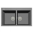 thumbnail image 4 of LaToscana 34'' L x 20'' W Double Basin Drop-In Kitchen Sink, 4 of 5