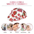 thumbnail image 6 of KLL Hand Drawn Strawberry Pattern Shower Cap & Bath Cap for Women,Reversible Oversized Waterproof Shower Caps for all Hair Lengths,Elastic Reusable Bathing Hair Cap, 6 of 6