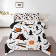 thumbnail image 1 of Erosebridal Happy Camping Theme Bedding King Comforter Set, Tent Pine Tree Duvet Insert, Reversible 3-Piece, 1 of 7