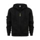 thumbnail image 1 of Men's Sweatshirt Hoodie Zipper Arm Pocket Cardigan Men's Sports Large Size Casual Hoodie 2XL, 1 of 4