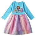 thumbnail image 1 of Gabby Cats Robe pour Bébé Fille Enfants Gabby Vêtements de Maison de Poupée Carnaval Cosplay Costume Enfants Robe Décontractée à Manches Longues avec Sac, 1 of 5