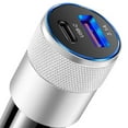 thumbnail image 4 of Cargador Coche Rápido USB Tipo C 3.1A 15W PD Adaptador (plata Negra), 4 of 9