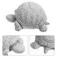 thumbnail image 3 of WEAVILUX Grey Sandstone Turtle Figurine for Home Desk and Garden Decoration, 3 of 8