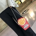 thumbnail image 6 of DAMAI Women's French fries Bag Shoulder Bag, French fries Costume Shoulder Bag with Zip, Fun Accessory Versatile Party Decoration for Carnival Parties, 6 of 8
