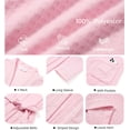 thumbnail image 6 of UVN Long Robes for Women Long Sleeve Kimono Bathrobe Waffle Knit Wrap Robe Soft Cozy Lightweight Sleepwear Nightgown with Pockets, 6 of 9