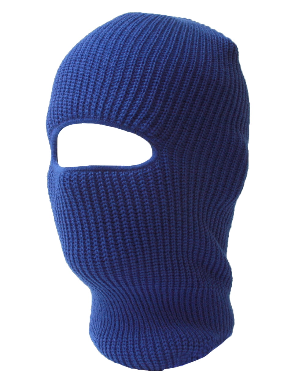 One Hole Royal Blue Ski Face Mask by