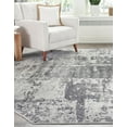 thumbnail image 4 of Unique Loom Finsbury Collection Area Rug - Elizabeth (7' 10" Octagon Gray/Ivory), 4 of 11