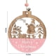 thumbnail image 3 of Jarrón Transparente para Colgar En La Pared, Decoración Navideña, Colgante de Muñeco de Nieve, Pintado En Tinta Rosa, Regalos para Hombres, Relleno de Regalos, Decoración Navideña, Colgante Familiar, 3 of 7