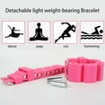 thumbnail image 4 of Pesas De Muñeca Ajustables, Pulsera De Pesas De Tobillo Para Muñeca Para Hacer Ejercicio, Trotar, Yoga, Gimnasia, Aeróbic, Pilates 2 Uds., Eigraketly  OD016081-03, 4 of 6