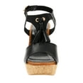 thumbnail image 2 of Forever Young Women's Faux Leather T-strap With Tassels Embellishments Wedge, 2 of 5