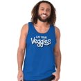 thumbnail image 5 of Eat Veggies Fun Message Vegetarian Tank Top T Shirts Men Women Brisco Brands M, 5 of 6